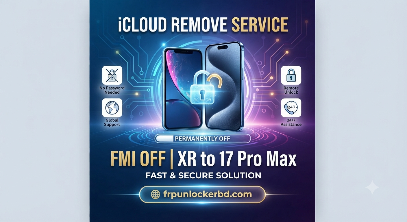 iPhone iCloud Remove  Permanently FMI Off Service. XR to 17 Pro Max